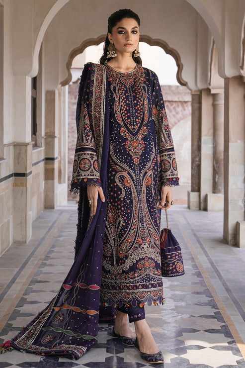 Jazmin | Shahkaar Luxury Lawn 24 | SL24-D9 - Maria Faisal.