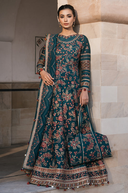 Jazmin | Shahkaar Luxury Lawn 24 | SL24-D16 - Maria Faisal.