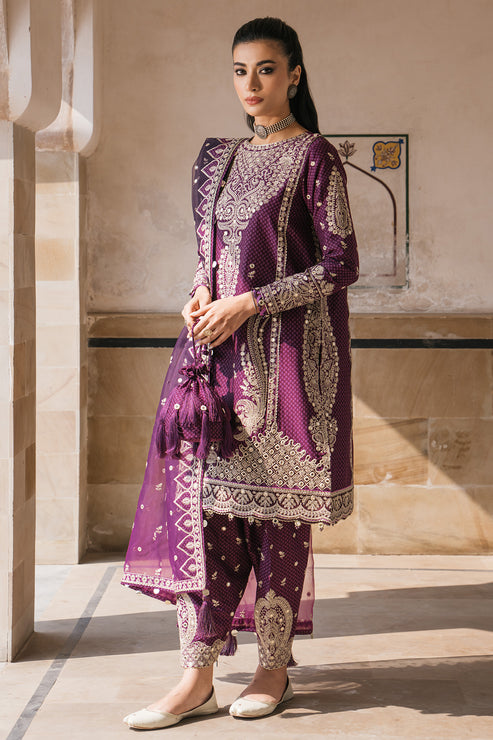 Jazmin | Shahkaar Luxury Lawn 24 | SL24-D6 - Maria Faisal.