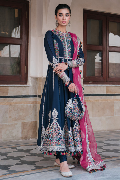 Jazmin | Shahkaar Luxury Lawn 24 | SL24-D12 - Maria Faisal.
