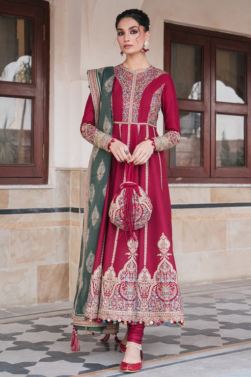 Jazmin | Shahkaar Luxury Lawn 24 | SL24-D11 - Maria Faisal.
