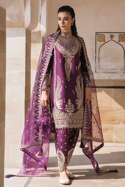 Jazmin | Shahkaar Luxury Lawn 24 | SL24-D6 - Maria Faisal.