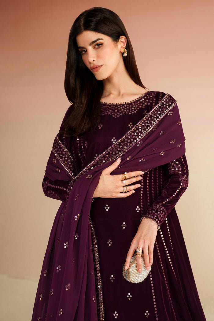 Jazmin | Velvet Vogue 25 | VVF D-1 - Formal Wear - available at Maria Faisal in UK and USA