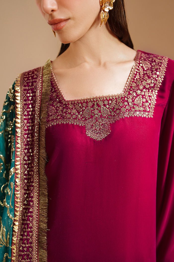 Jazmin | Velvet Vogue 25 | VVF D-9 - Formal Wear - available at Maria Faisal in UK and USA