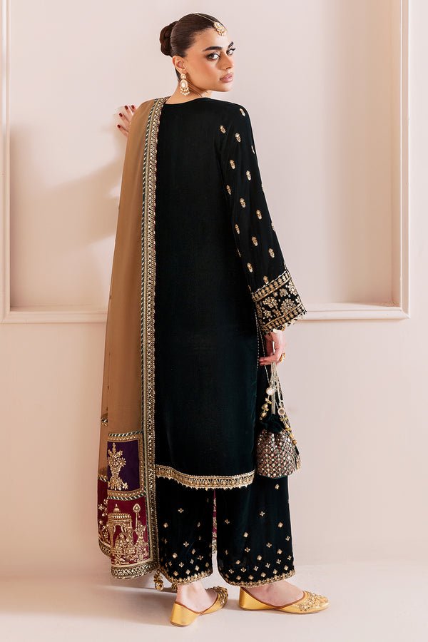 Jazmin | Winter 25 | D - 01 A - is Black dress from Jazmin - Ladies Clothes - Maria Faisal