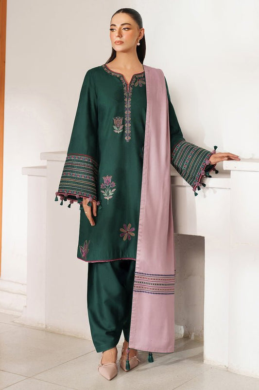 Jazmin | Winter 25 | RTW - 1248 E - is Green dress from Jazmin - Ladies Clothes - Maria Faisal