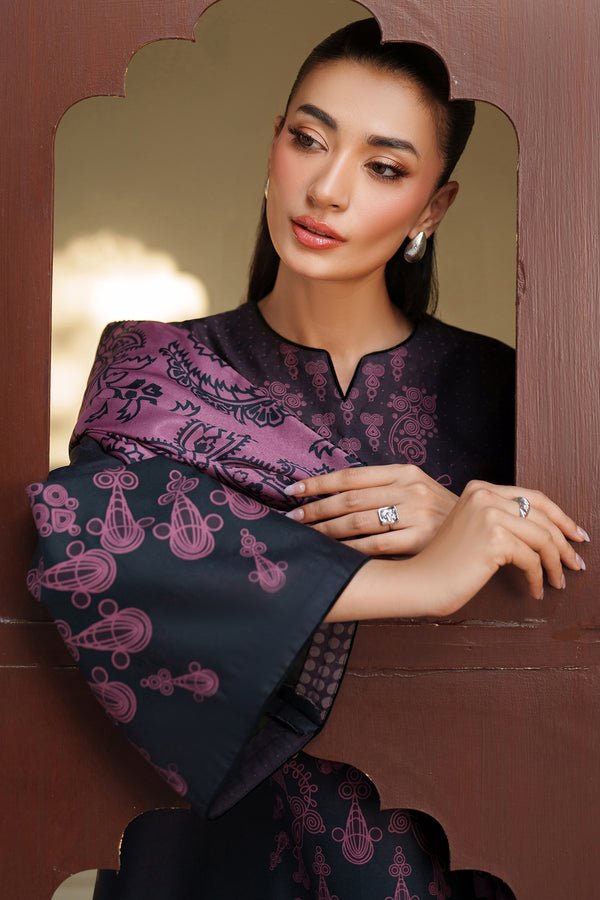 Jazmin | Winter 25 | UW - 0182 L - is Blue dress from Jazmin - Ladies Clothes - Maria Faisal
