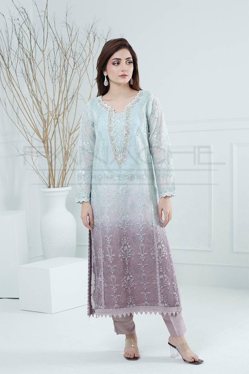 Panache | Pret | Frost And Blossom by Maria Faisal - Registered Vendor of : Panache By Mona - type : Ladies Clothes - 100% original wedding dresses