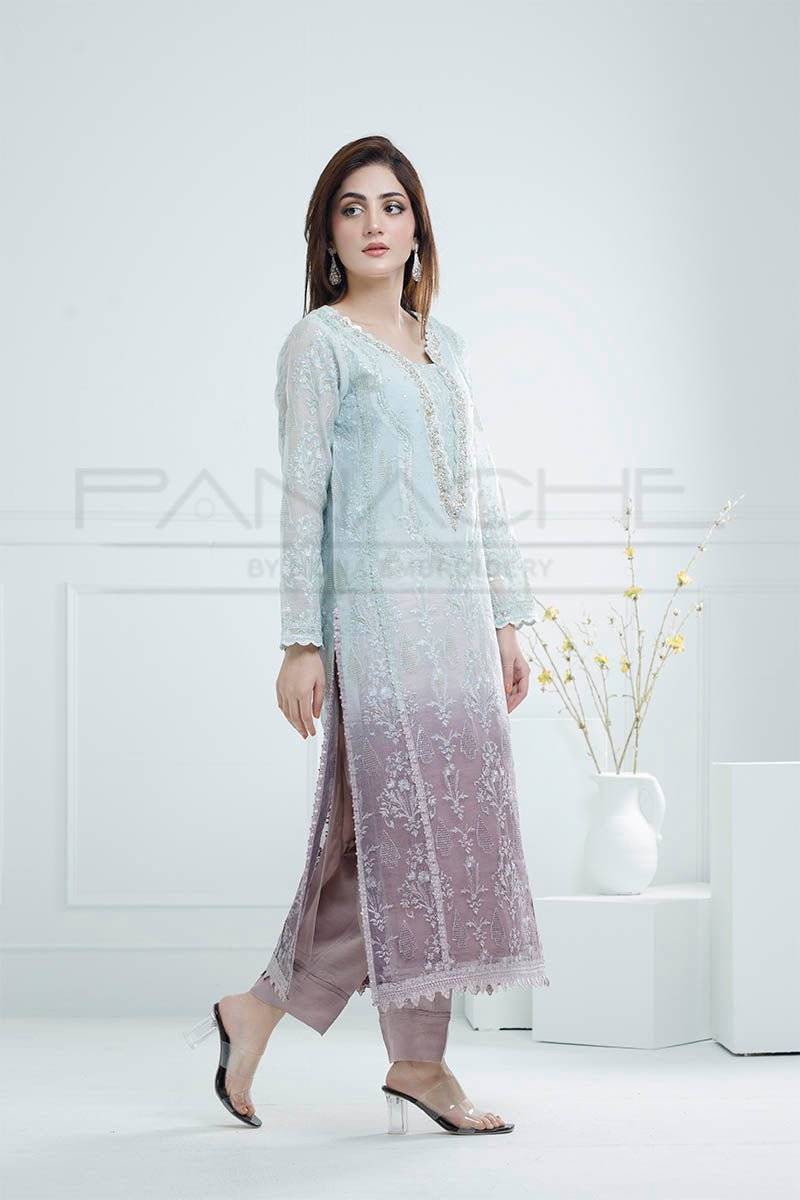 Panache | Pret | Frost And Blossom by Maria Faisal - Registered Vendor of : Panache By Mona - type : Ladies Clothes - 100% original wedding dresses