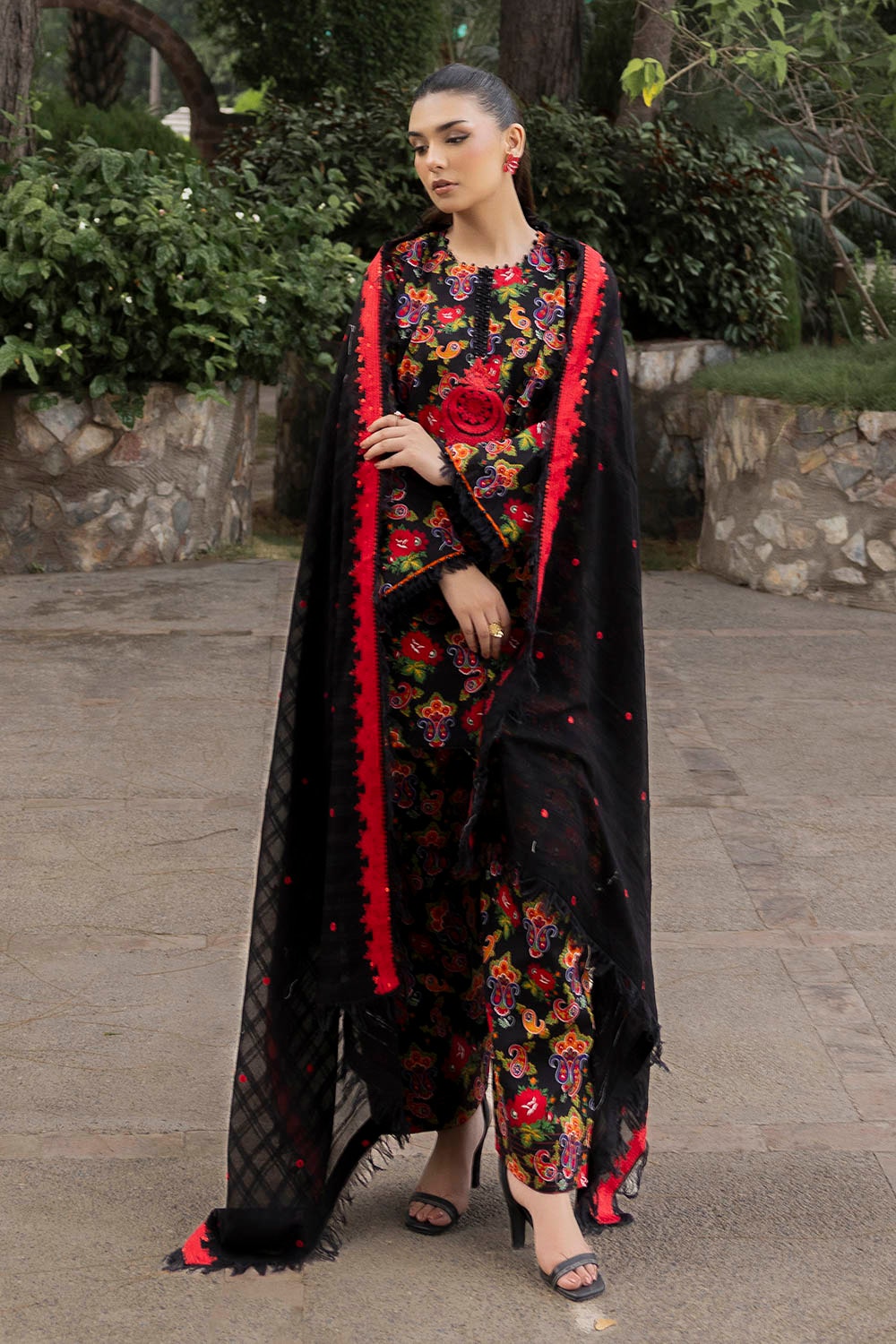 Gul Ahmed | Winter Collection 25 | K-52010 - Ladies Clothes - Maria Faisal