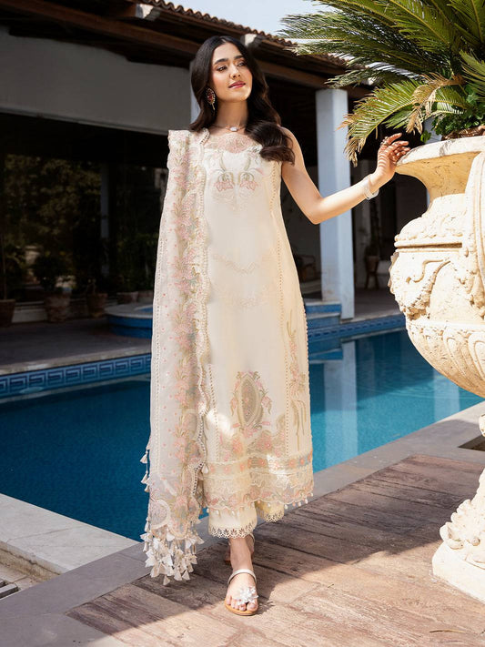 Izel | Mahveen Festive Lawn 25 | KUBRA by Maria Faisal - Registered Vendor of : Izel - type : Ladies Clothes - 100% original wedding dresses