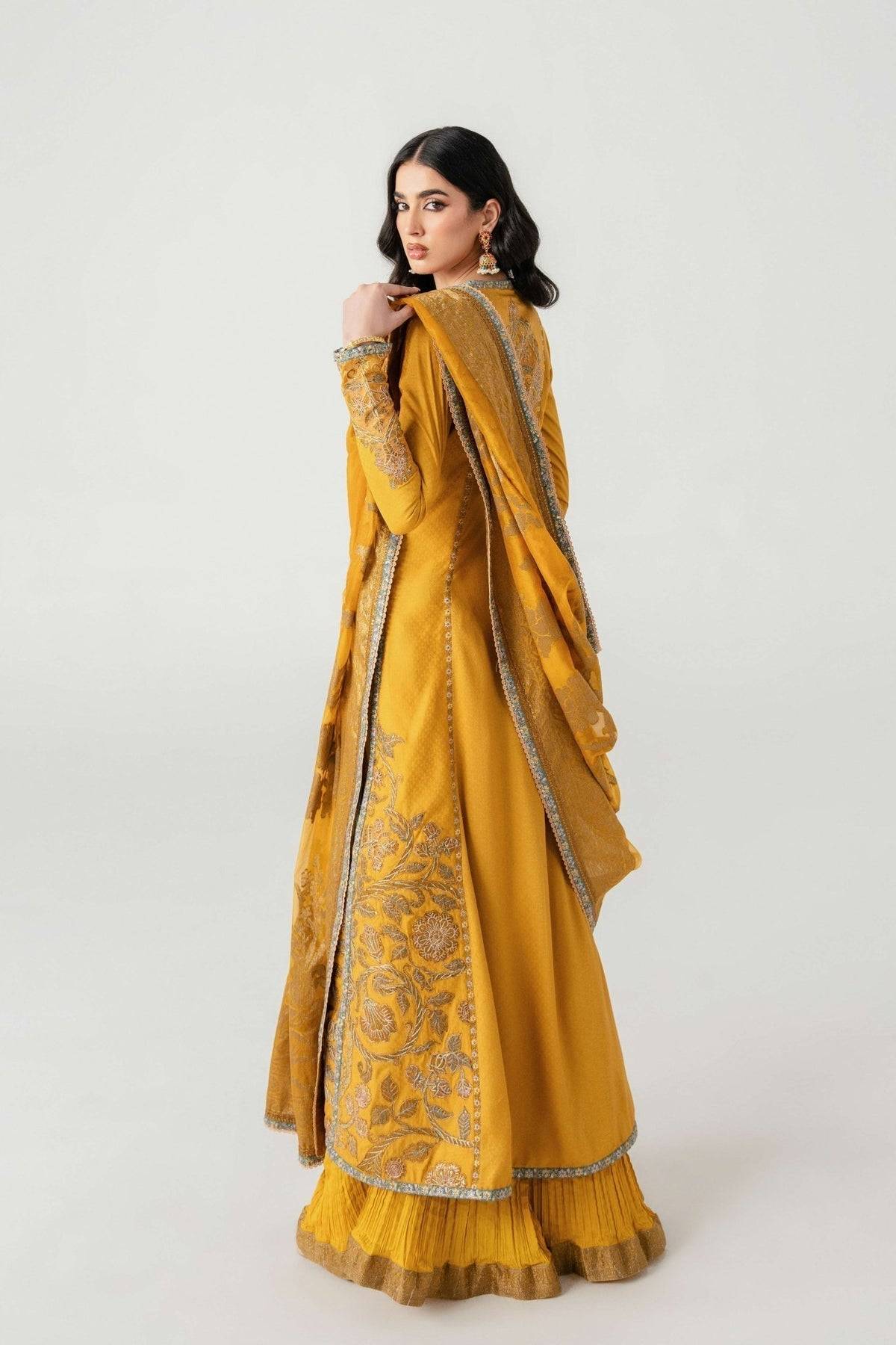 Fahad Hussayn | Jalsa Ghar | Kunj buta by Maria Faisal - Registered Vendor of : Fahad Hussayn - type : Ladies Clothes - 100% original wedding dresses