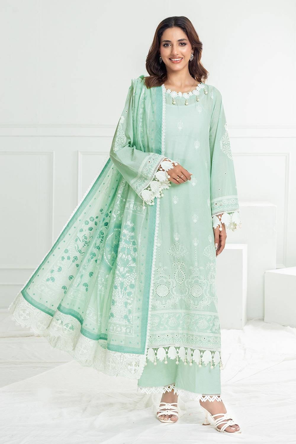 Gul Ahmed | Festive Capsule 25 | SP-52052 by Maria Faisal - Registered Vendor of : Gul Ahmed - type : Ladies Clothes - 100% original wedding dresses