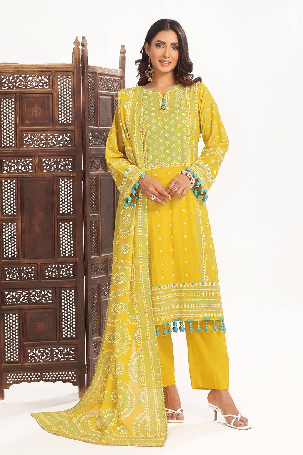 Gul Ahmed | Chunri Lawn 25 | CL-52138 A by Maria Faisal - Registered Vendor of : Gul Ahmed - type : Ladies Clothes - 100% original wedding dresses