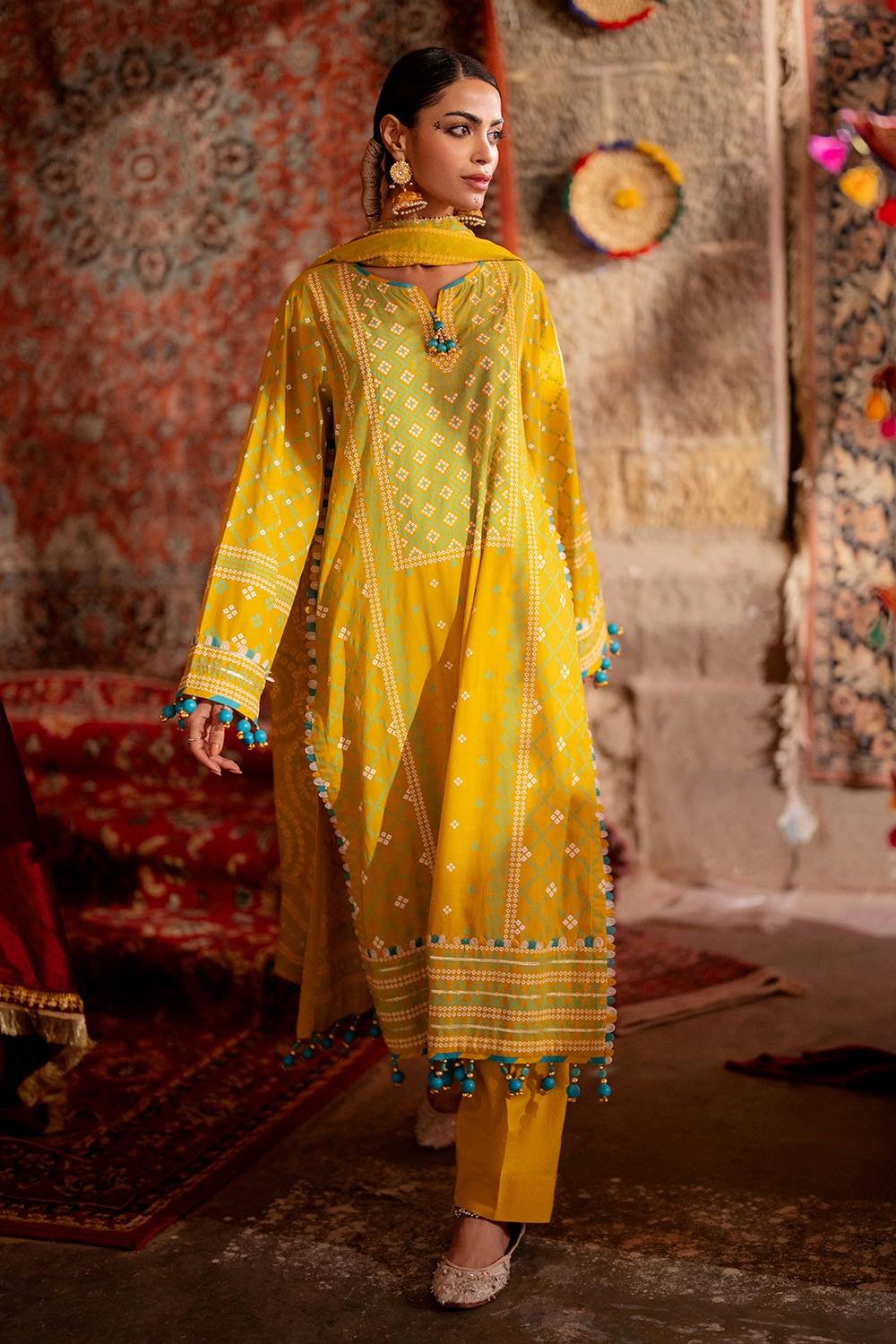 Gul Ahmed | Chunri Lawn 25 | CL-52138 A by Maria Faisal - Registered Vendor of : Gul Ahmed - type : Ladies Clothes - 100% original wedding dresses