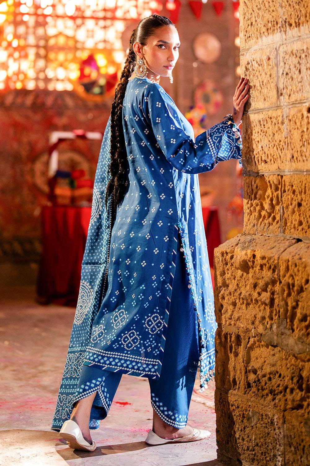 Gul Ahmed | Chunri Lawn 25 | CL-52171 B by Maria Faisal - Registered Vendor of : Gul Ahmed - type : Ladies Clothes - 100% original wedding dresses