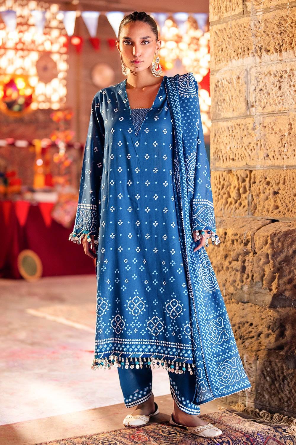 Gul Ahmed | Chunri Lawn 25 | CL-52171 B by Maria Faisal - Registered Vendor of : Gul Ahmed - type : Ladies Clothes - 100% original wedding dresses