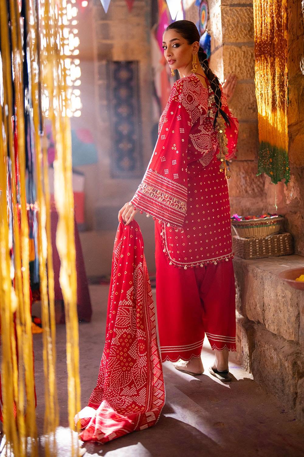 Gul Ahmed | Chunri Lawn 25 | CL-52176 A by Maria Faisal - Registered Vendor of : Gul Ahmed - type : Ladies Clothes - 100% original wedding dresses