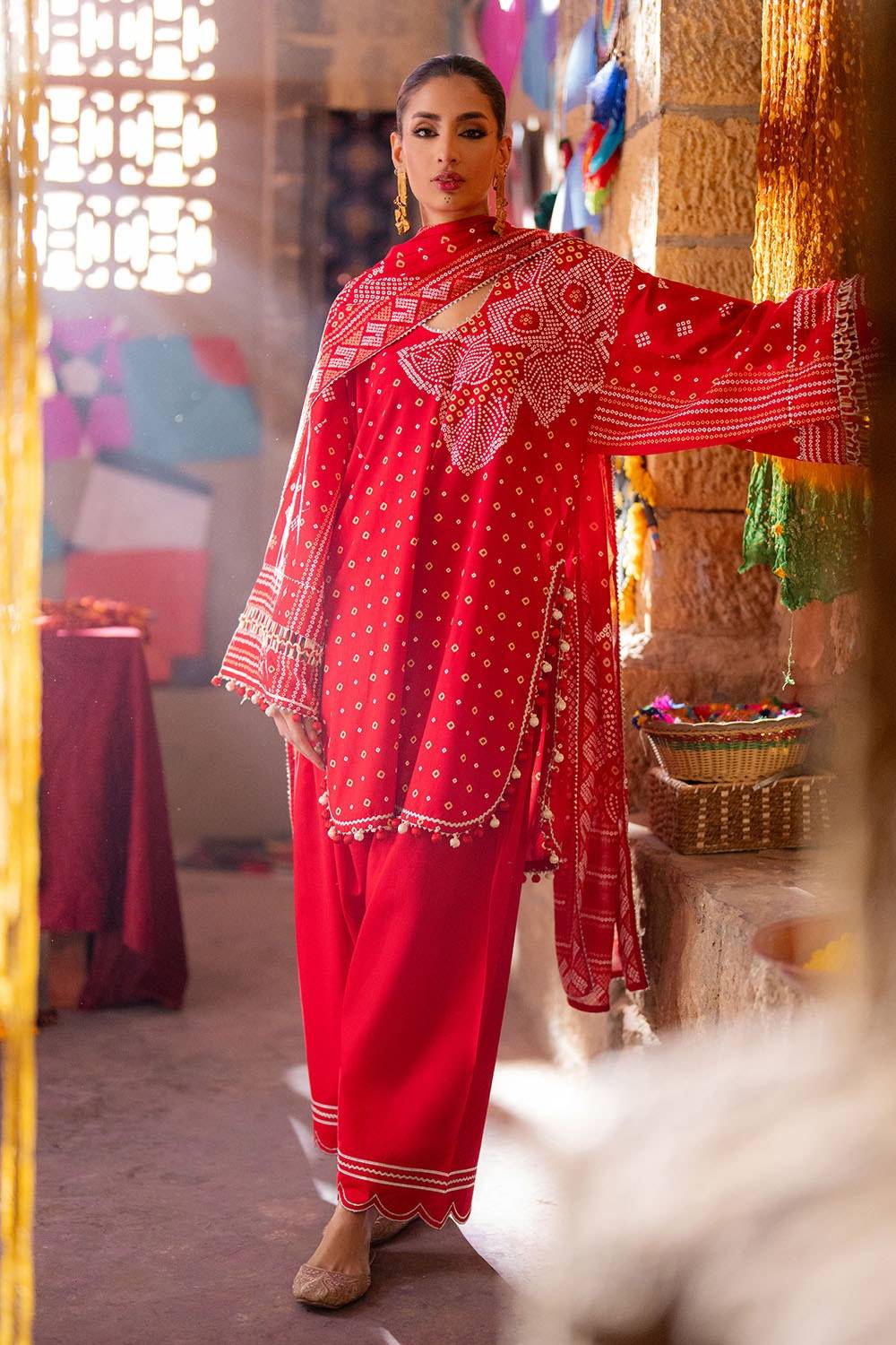 Gul Ahmed | Chunri Lawn 25 | CL-52176 A by Maria Faisal - Registered Vendor of : Gul Ahmed - type : Ladies Clothes - 100% original wedding dresses