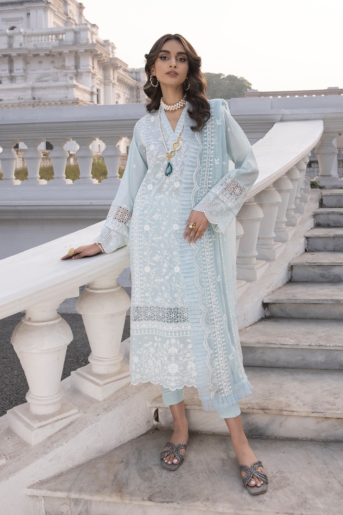 LSM | Spring Embroidered 24 | A-8 - Ladies Clothes 