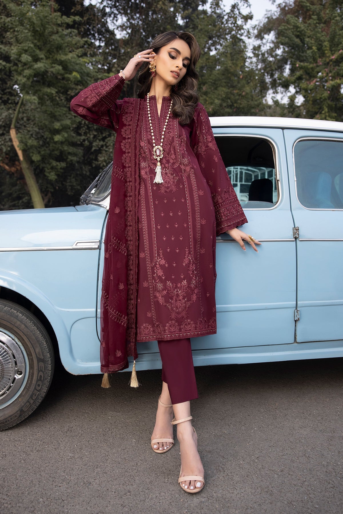 LSM | Spring Embroidered 24 | A-10 - Ladies Clothes 