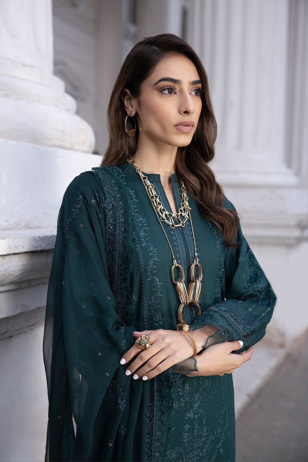 LSM | Spring Embroidered 24 | A-13 - Ladies Clothes 