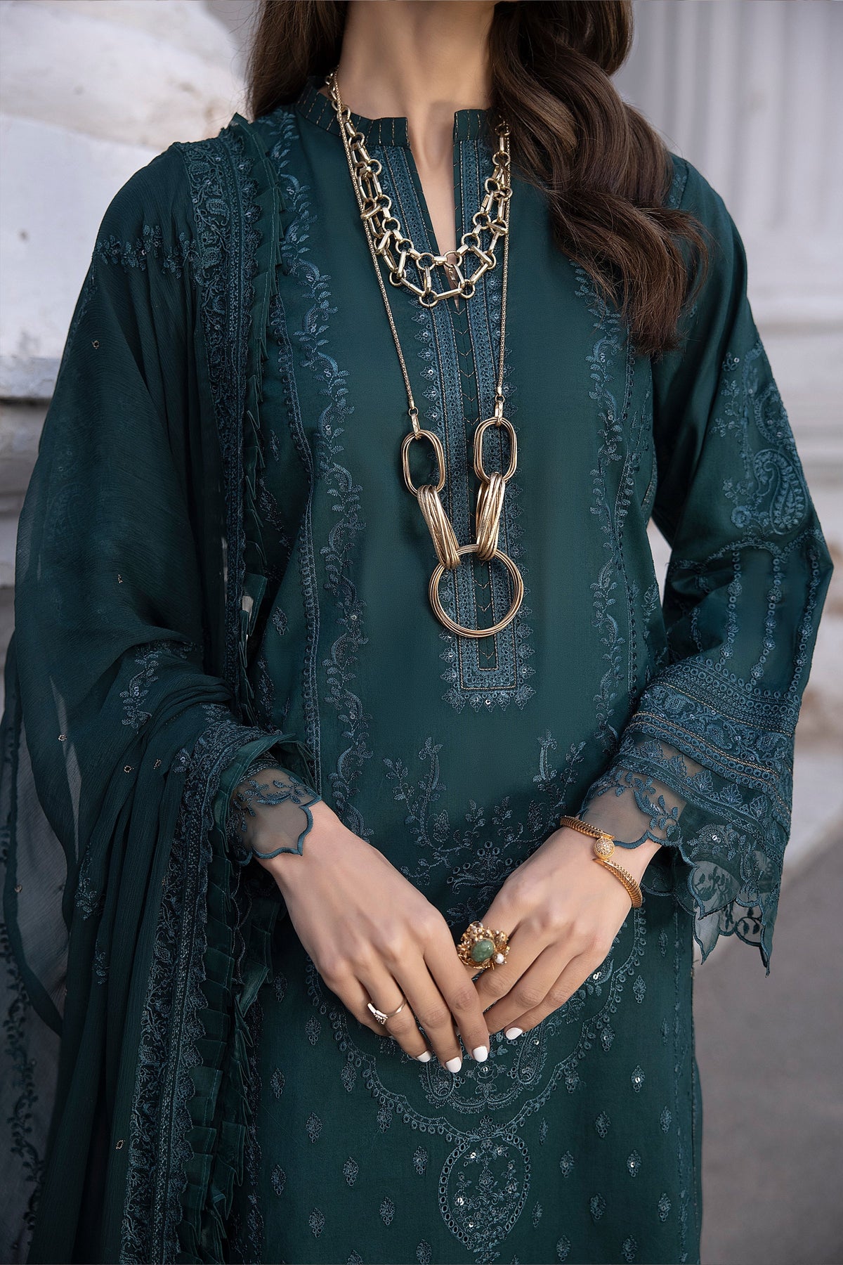 LSM | Spring Embroidered 24 | A-13 - Ladies Clothes 