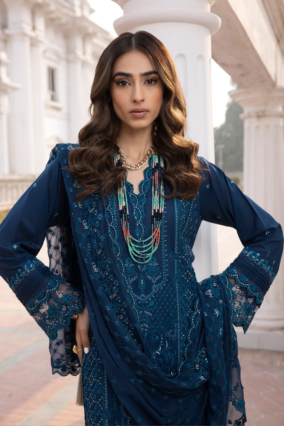 LSM | Spring Embroidered 24 | A-14 - Luxury 