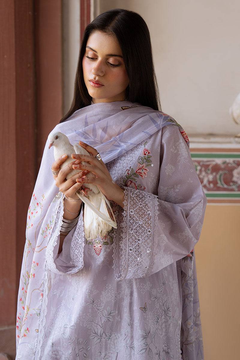 Cross Stitch | Eid Lawn Edit 25 | VIOLET POSY by Maria Faisal - Registered Vendor of : Cross Stitch - type : Ladies Clothes - 100% original wedding dresses