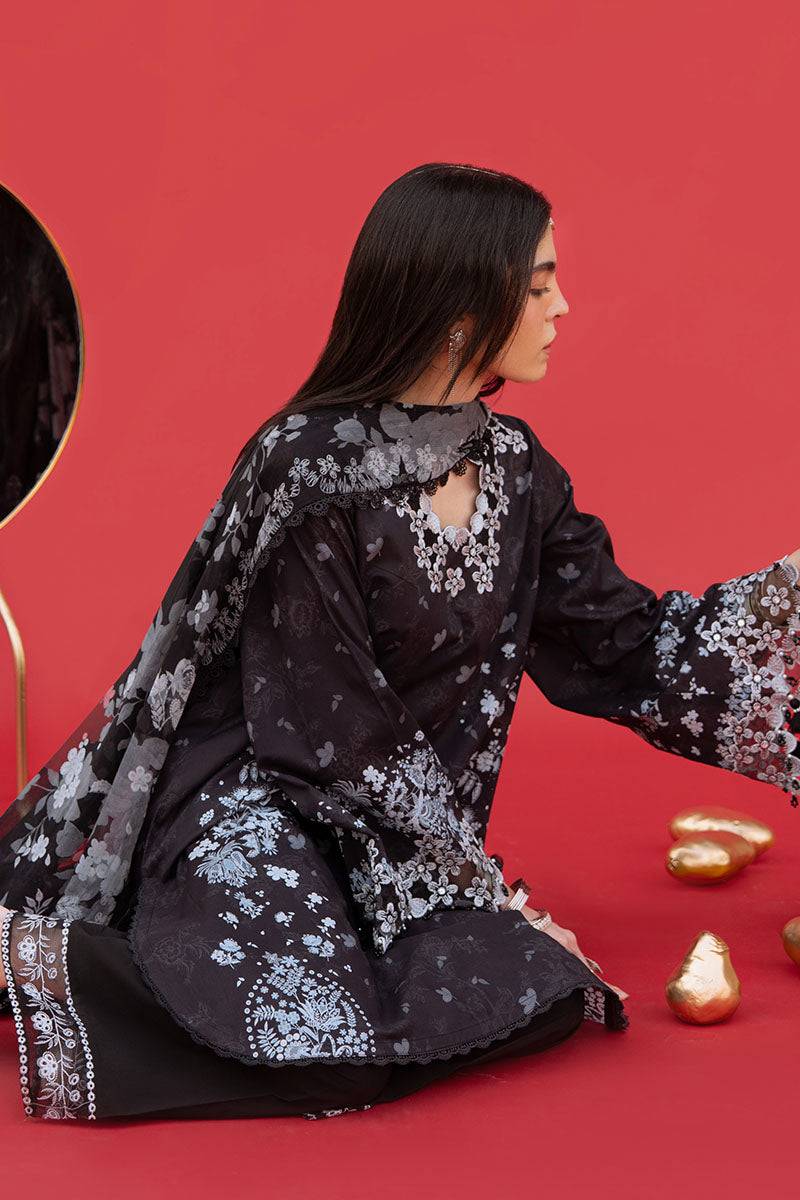 Cross Stitch | Eid Lawn Edit 25 | RAVEN WHISPER by Maria Faisal - Registered Vendor of : Cross Stitch - type : Ladies Clothes - 100% original wedding dresses