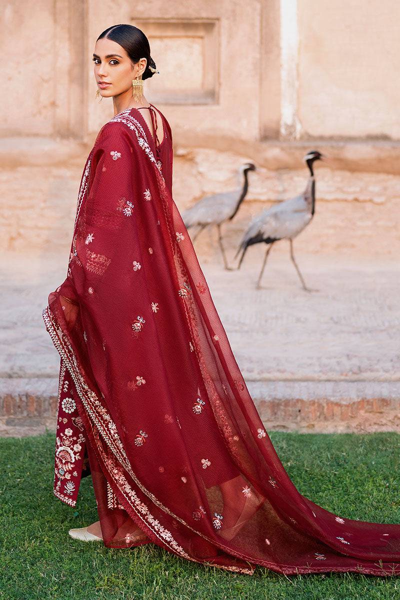 Cross Stitch | Eid Lawn Edit 25 | ROUGE ZEST by Maria Faisal - Registered Vendor of : Cross Stitch - type : Ladies Clothes - 100% original wedding dresses