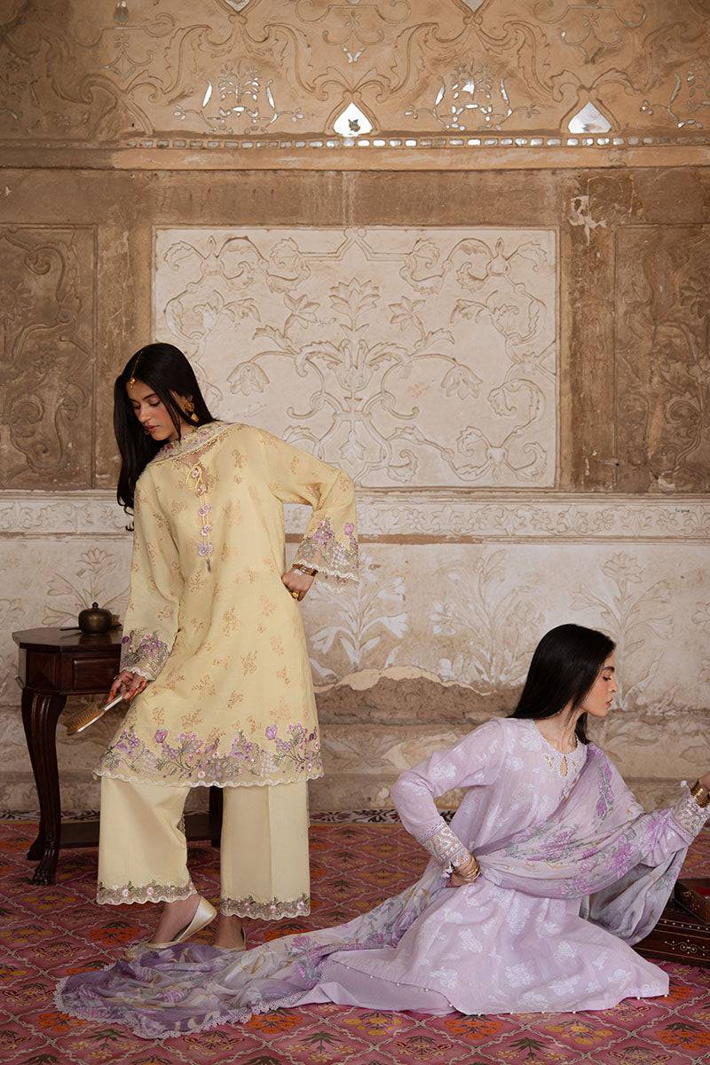 Cross Stitch | Eid Lawn Edit 25 | LAVENDER BLISS by Maria Faisal - Registered Vendor of : Cross Stitch - type : Ladies Clothes - 100% original wedding dresses
