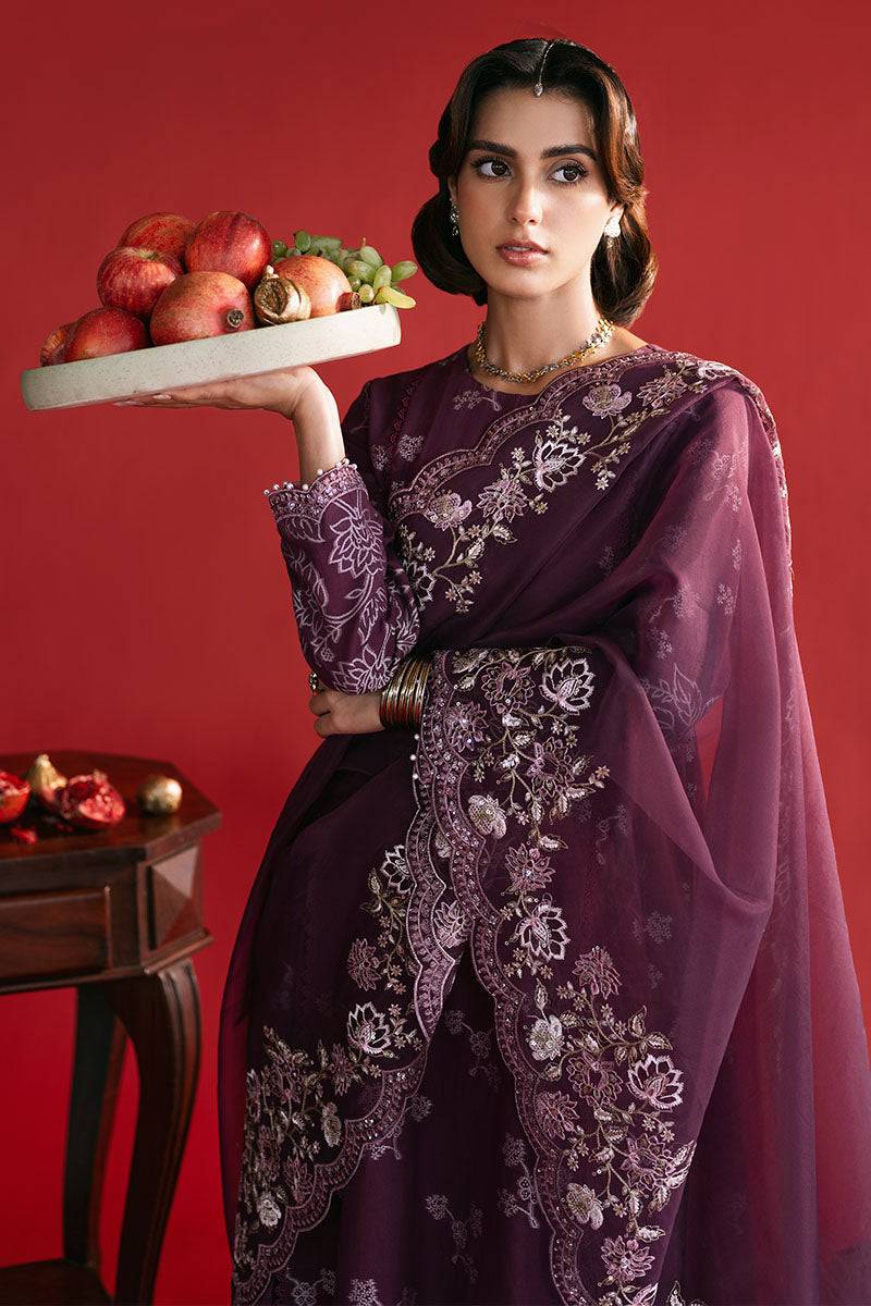 Cross Stitch | Eid Lawn Edit 25 | DEEP FLARE by Maria Faisal - Registered Vendor of : Cross Stitch - type : Ladies Clothes - 100% original wedding dresses