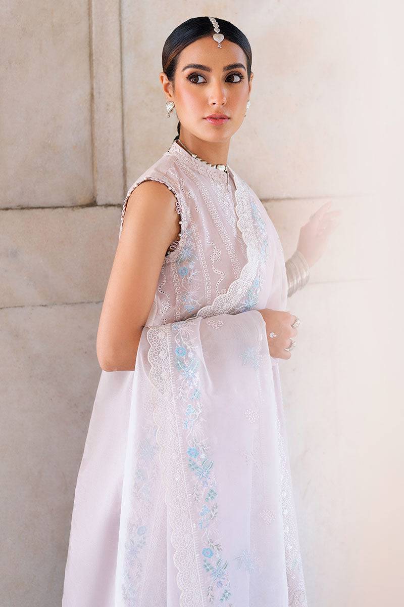 Cross Stitch | Eid Lawn Edit 25 | HUSHED MAUVE by Maria Faisal - Registered Vendor of : Cross Stitch - type : Ladies Clothes - 100% original wedding dresses