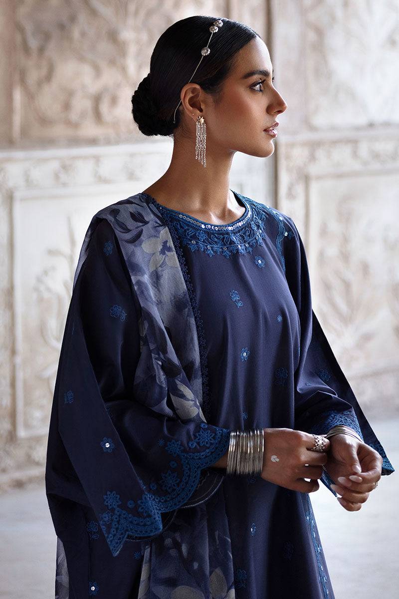 Cross Stitch | Eid Lawn Edit 25 | STAR GAZE by Maria Faisal - Registered Vendor of : Cross Stitch - type : Ladies Clothes - 100% original wedding dresses