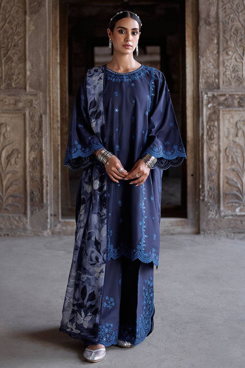 Cross Stitch | Eid Lawn Edit 25 | STAR GAZE by Maria Faisal - Registered Vendor of : Cross Stitch - type : Ladies Clothes - 100% original wedding dresses