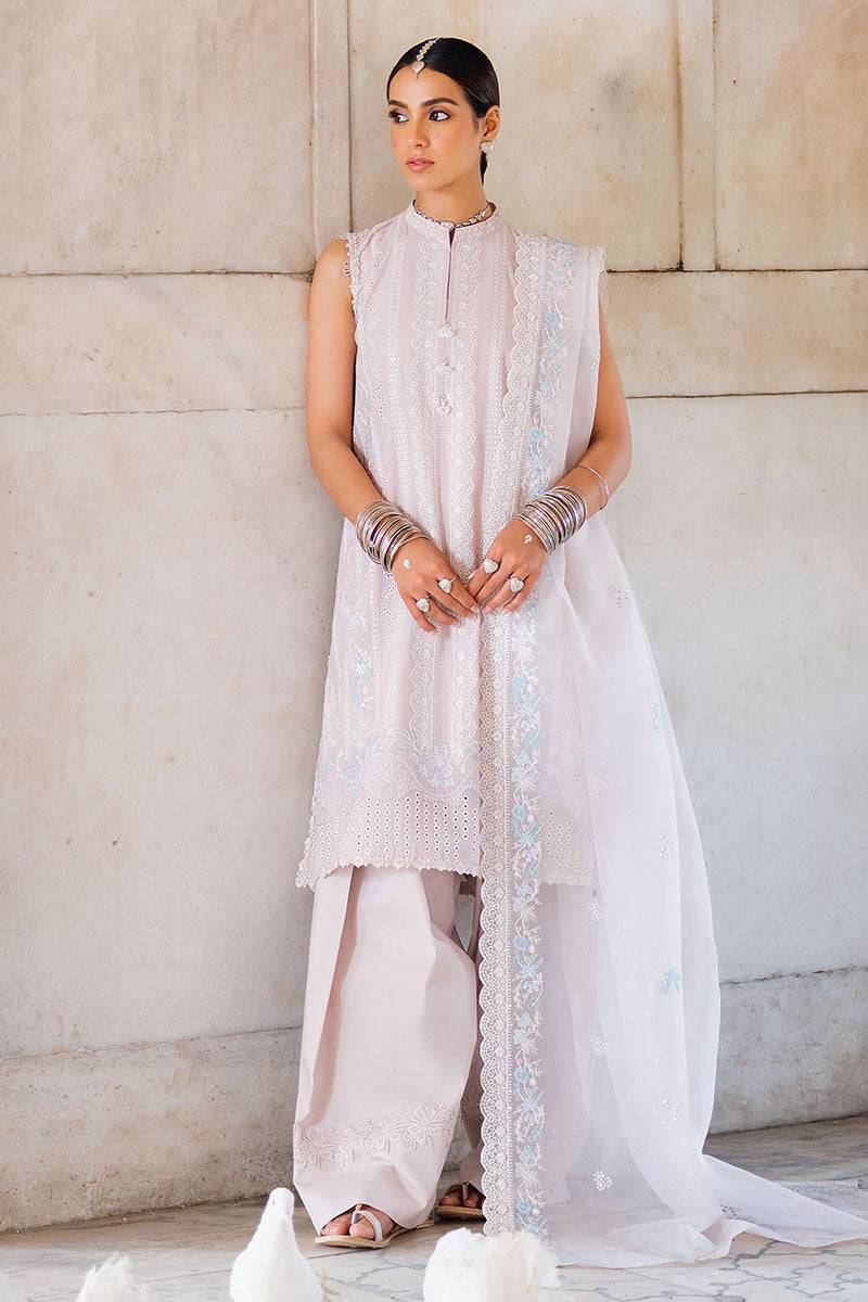 Cross Stitch | Eid Lawn Edit 25 | HUSHED MAUVE by Maria Faisal - Registered Vendor of : Cross Stitch - type : Ladies Clothes - 100% original wedding dresses