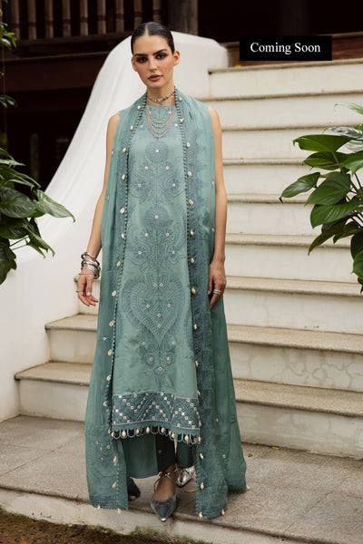 Marjjan | Lovella Winter 25 | MEV-43 B (ICE BLUE) - Ladies Clothes - Maria Faisal