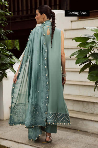 Marjjan | Lovella Winter 25 | MEV-43 B (ICE BLUE) - Ladies Clothes - Maria Faisal