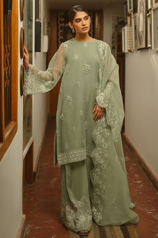 Cross Stitch | Luxe Atelier 25 | GREEN LILY by Maria Faisal - Registered Vendor of : Cross Stitch - type : Ladies Clothes - 100% original wedding dresses