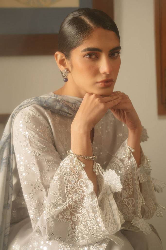 Cross Stitch | Luxe Atelier 25 | GRAY DAWN by Maria Faisal - Registered Vendor of : Cross Stitch - type : Ladies Clothes - 100% original wedding dresses