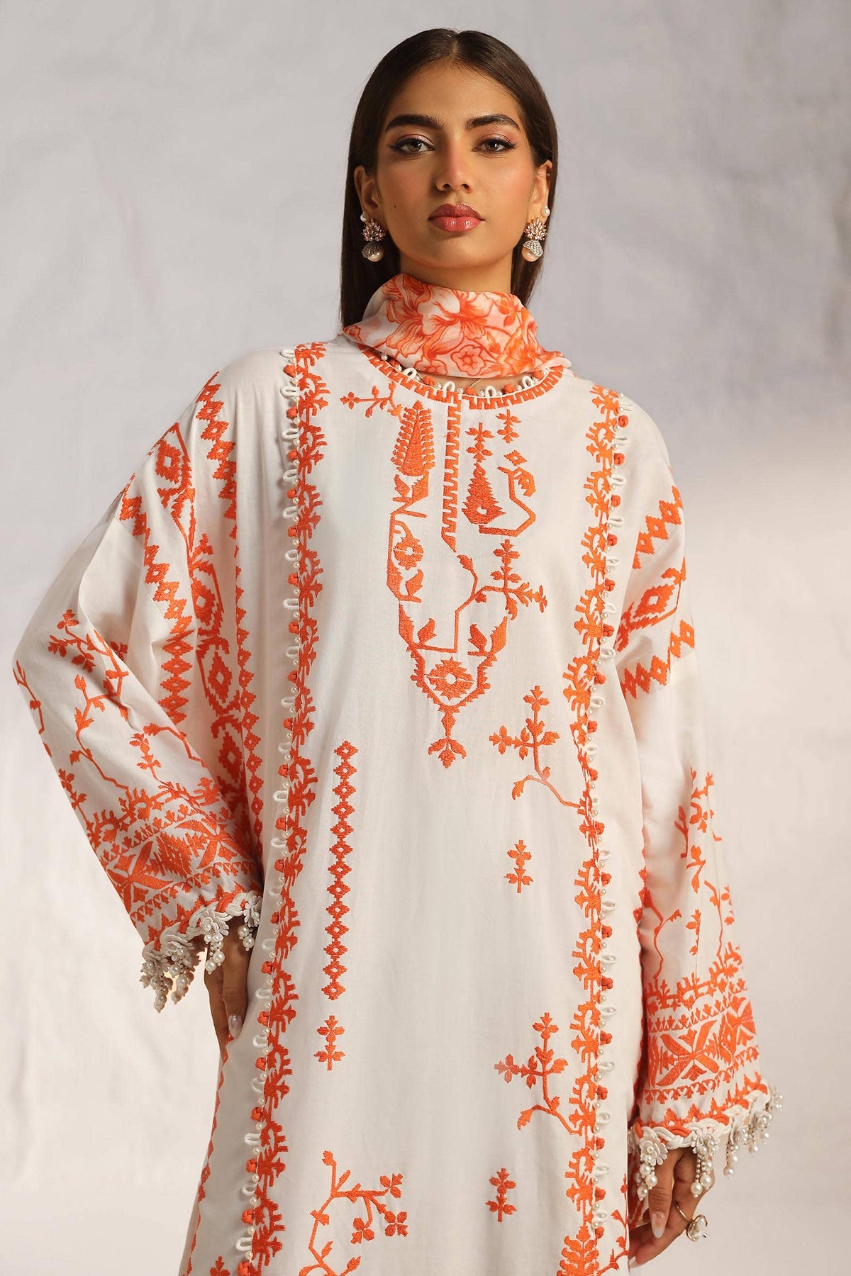 Sana Safinaz | Muzlin Summer 24 | 017B-CJ - Waniyas