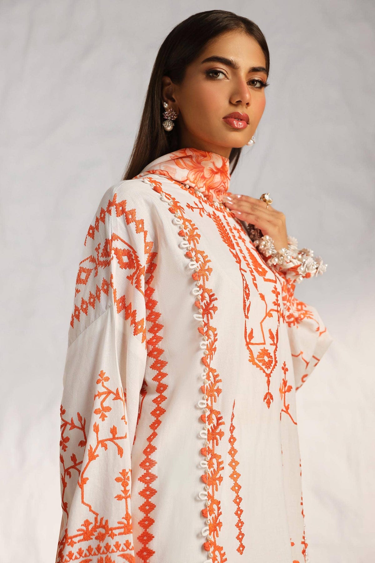 Sana Safinaz | Muzlin Summer 24 | 017B-CJ - Waniyas