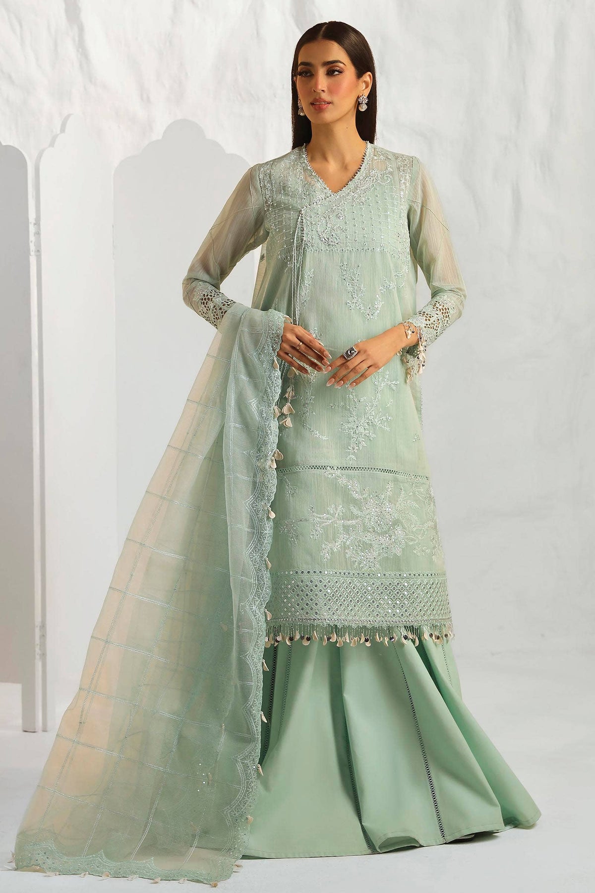 Sana Safinaz | Muzlin Summer 24 | 020B-CV - Waniyas