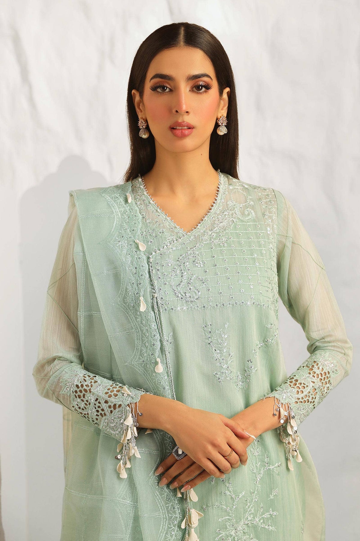 Sana Safinaz | Muzlin Summer 24 | 020B-CV - Waniyas