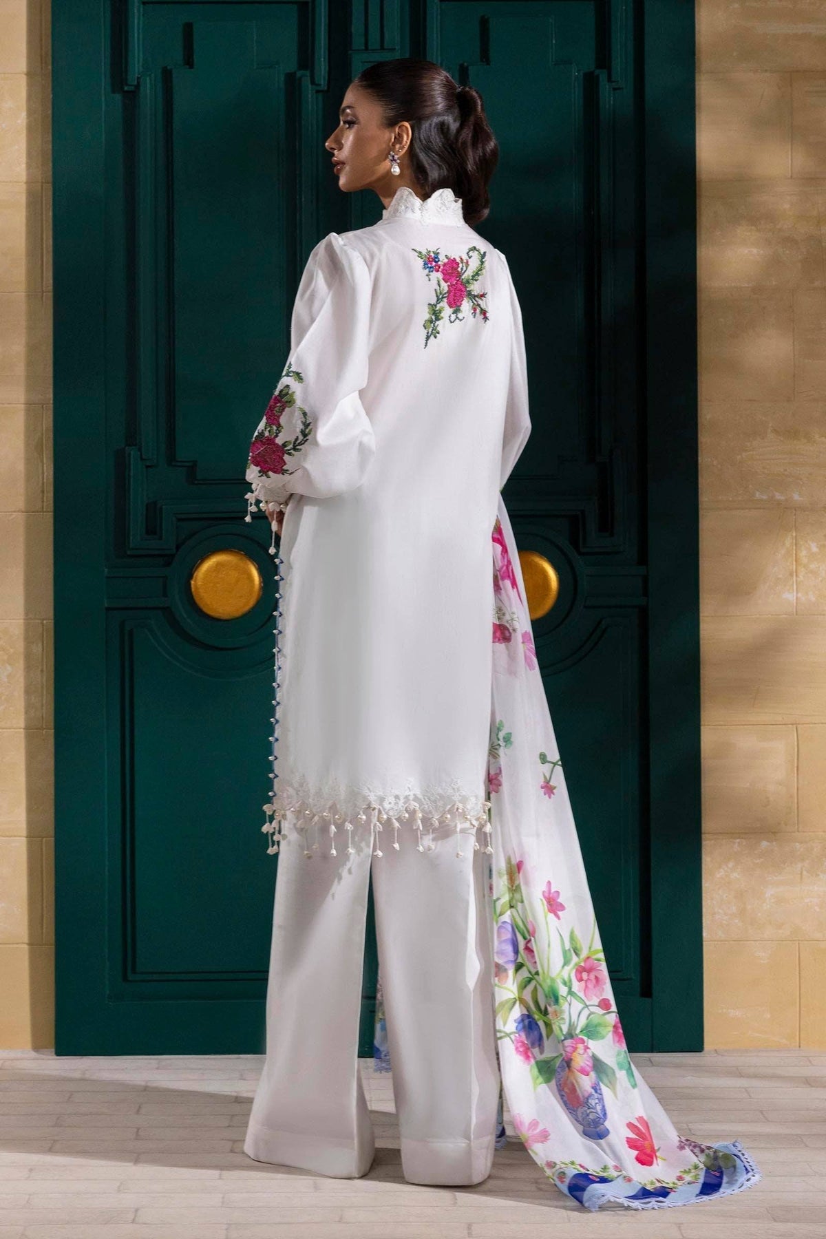 Sana Safinaz | Muzlin Spring 25 | M251-013A-3CL by Maria Faisal - Registered Vendor of : Sana Safinaz - type : Ladies Clothes - 100% original wedding dresses