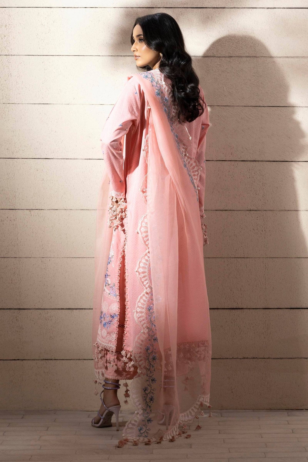 Sana Safinaz | Muzlin Spring 25 | M251-014B-3CT by Maria Faisal - Registered Vendor of : Sana Safinaz - type : Ladies Clothes - 100% original wedding dresses