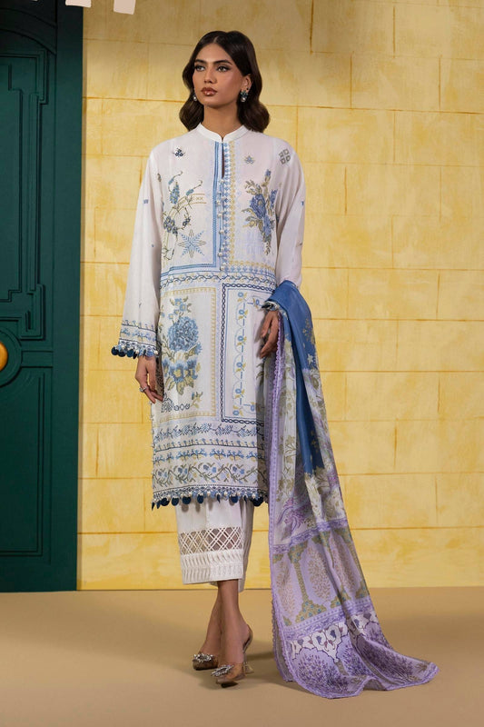 Sana Safinaz | Muzlin Spring 25 | M251-018A-3CT by Maria Faisal - Registered Vendor of : Sana Safinaz - type : Ladies Clothes - 100% original wedding dresses