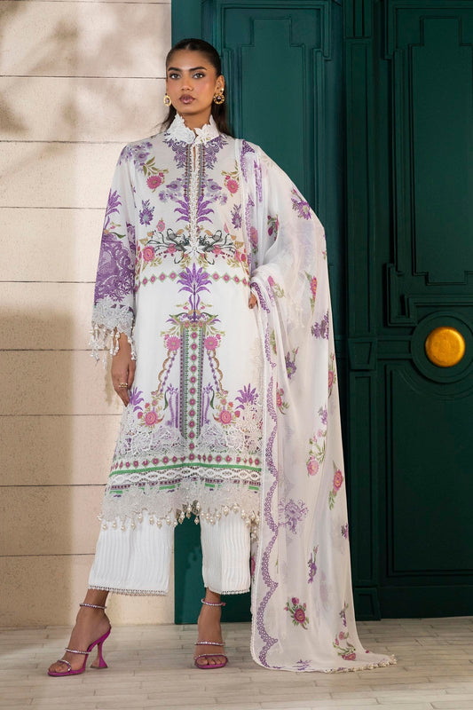 Sana Safinaz | Muzlin Spring 25 | M251-019A-3CS by Maria Faisal - Registered Vendor of : Sana Safinaz - type : Ladies Clothes - 100% original wedding dresses