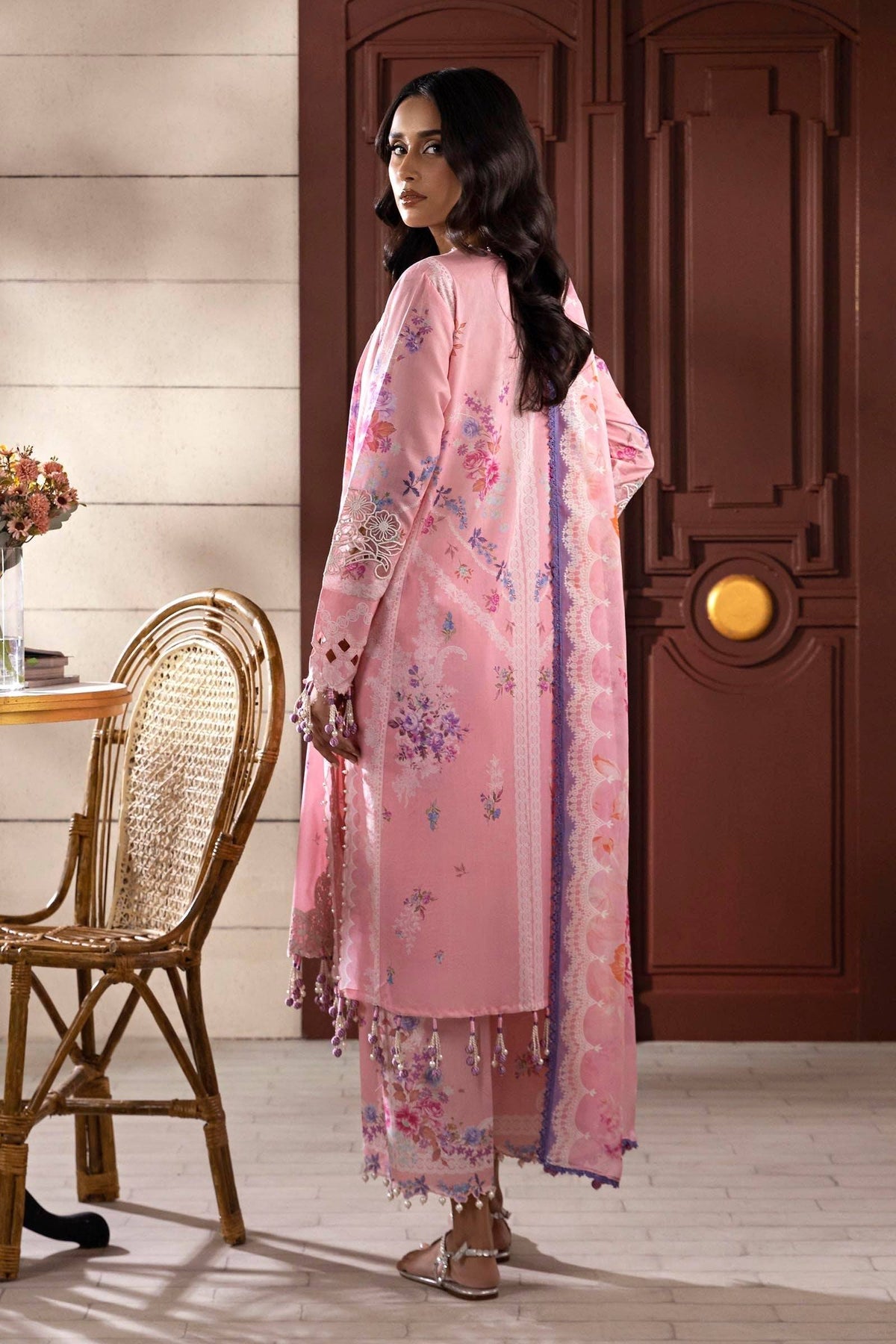 Sana Safinaz | Muzlin Spring 25 | M251-021A-3CI by Maria Faisal - Registered Vendor of : Sana Safinaz - type : Ladies Clothes - 100% original wedding dresses